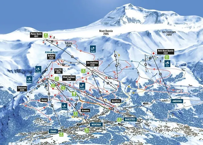 Appartamento Le Nevada Vue A Vous Couper Le Soufle Crans-Montana