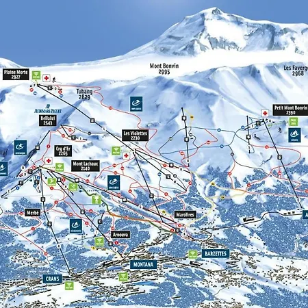 Apartamento Le Nevada Vue A Vous Couper Le Soufle Crans-Montana